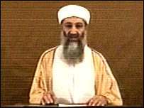 A still of 2004 Osama bin Laden video